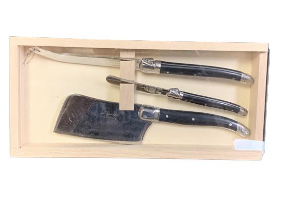 NIB JEAN DUBOST FRANCE CHEESE KNIFE SET (1 of 3)