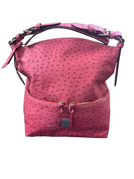 DOONEY & BURKE PINK LEATHER HANDBAG (1 of 6)