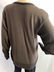 GLORIA SACHS BROWN/BLACK MERINO WOOL SWEATER M - 5