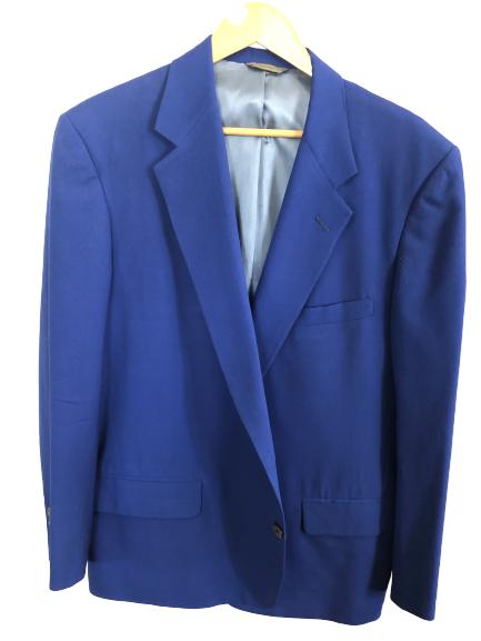 HARRY LEBOW COBOLT BLUE SPORTS JACKET SZ 44 (1 of 3)