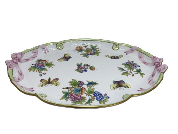 VINTAGE HEREND 15" SERVING PLATTER (1 of 4)
