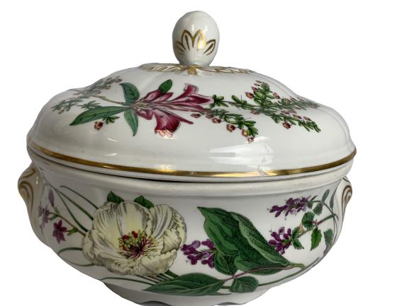 SPODE STAFFORD FLOWERS COVERED SERVING DISH (1 of 2)
