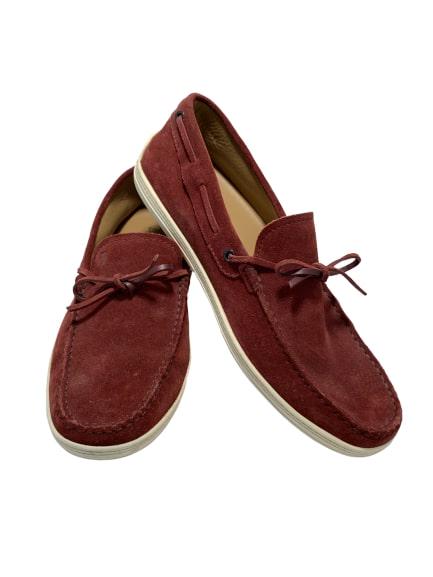 TOD'S RED SUEDE LOAFERS SHOES MEN'S US 9 (1 of 9)