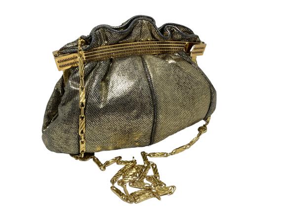 FIONI GOLD BEADED HANDBAG (1 of 7)