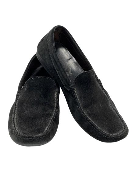 TOD'S CHARCOAL GREY SUEDE LOAFERS SHOES US 9: TOD'S CHARCOAL GREY SUEDE LOAFERS SHOES MEN'S US 9Men's charcoal grey suede loafers with leather insole.-Men's US 9-Fair condition-Made in Italy