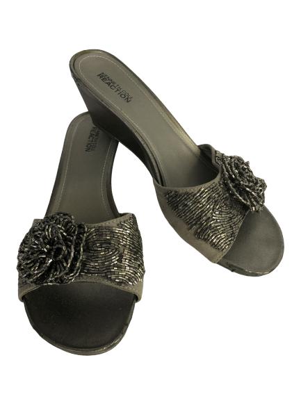 KENNETH COLE REACTION BLING WEDGE SANDALS SZ 10: KENNETH COLE REACTION BLING WEDGE SANDALS -SZ 10 -New condition