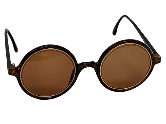 CHRISTIAN DIOR DOLBY ROUND RETRO SUNGLASSES W/RX: Signed Christian Dior on inside rim. Dolby round retro style. Sunglasses have a light reader type of rx in them currently, will need updating. Great condition