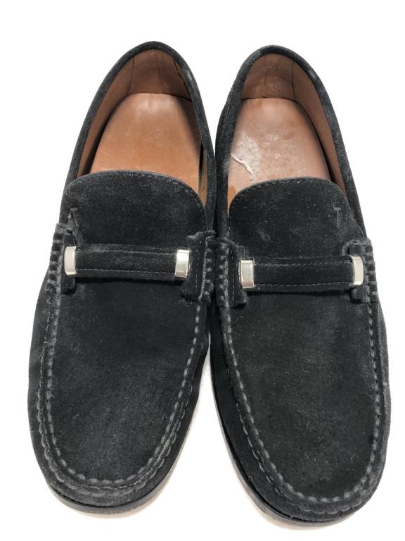 MEN'S BLACK SUEDE TOD'S LOAFERS SZ US 9: MEN'S BLACK SUEDE TOD'S LOAFERS - SZ US 9 -Very good preowned condition
