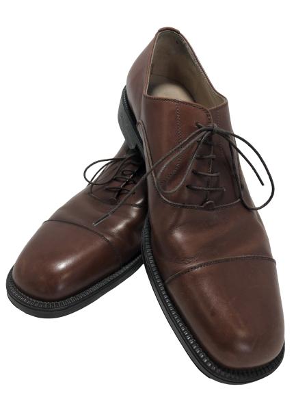 MEN'S LACE UP FERRAGAMO SHOES SZ 8 1/2: MEN'S LACE UP FERRAGAMO SHOES - SZ 8 1/2 Very good preowned condition