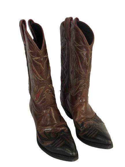 WOMEN'S LEATHER COWBOY BOOTS SZ 9: WOMEN'S LEATHER COWBOY BOOTS -SZ 9 -Very good preowned condition