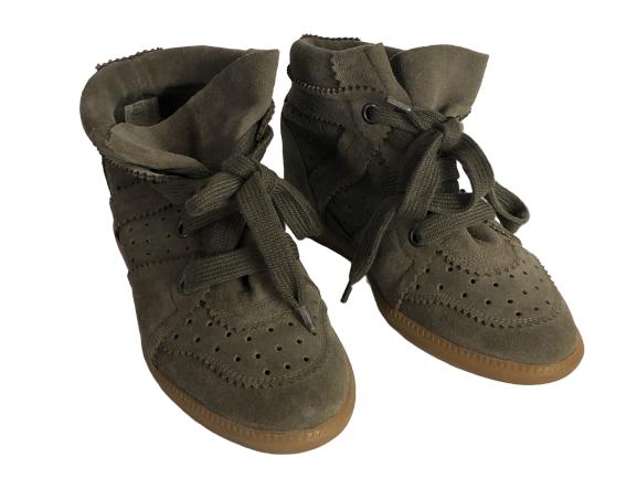 ISABEL MARANT BROWN SUEDE LACE UP BOOTS SZ 38: ISABEL MARANT BROWN SUEDE LACE UP BOOTS -SZ 38 -Ver good to NEW condition