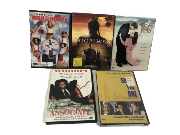 LOT OF 5 DVDS: LOT OF 5 DVDS