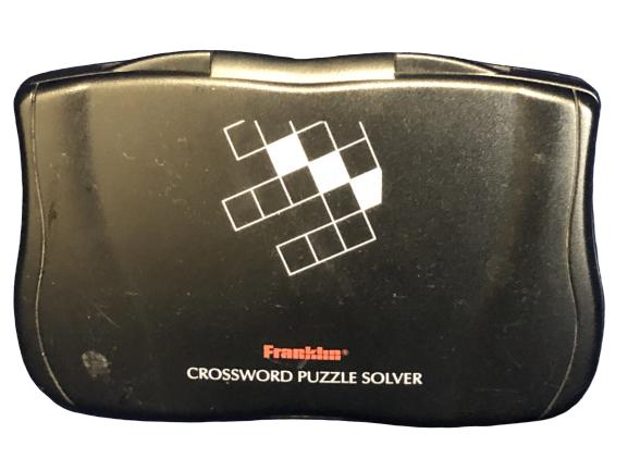 FRANKLIN CROSSWORD PUZZLE SOLVER: FRANKLIN CROSSWORD PUZZLE SOLVER -Very good condition
