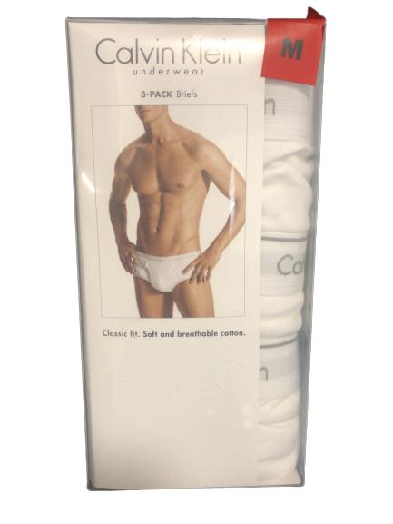 NEW IN PACKAGE! CALVIN KLEIN 3 PK. BRIEFS SZ M: NEW IN PACKAGE! CALVIN KLEIN 3 PK. BRIEFS SZ M -Very good condition