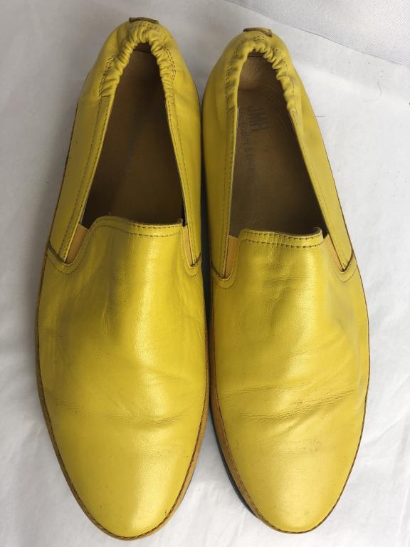 MEN'S YELLOW DRIVING LOAFERS SZ 10: MEN'S YELLOW DRIVING LOAFERS SZ 10
