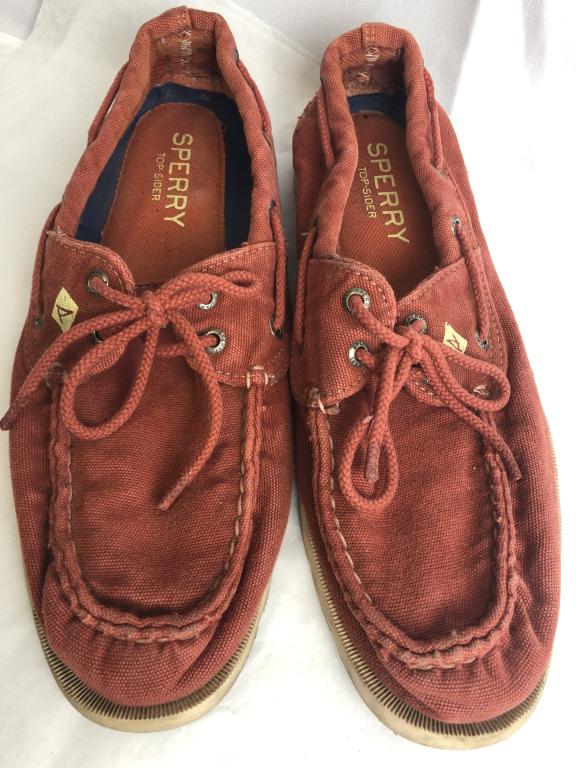 MEN'S RUST DRIVING LOAFERS SZ 10: MEN'S RUST DRIVING LOAFERS SZ 10