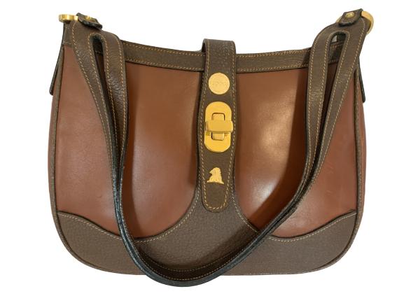 VINTAGE MARK CROSS BROWN LEATHER HANDBAG: MARK CROSS BROWN LEATHER HANDBAG - very good condition