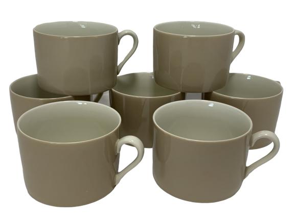 7 VINTAGE FITZ AND FLOYD MCMLXXV COFFEE CUPS: 7 VINTAGE FITZ AND FLOYD MCMLXXV COFFEE CUPS