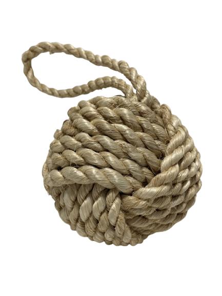 NAUTICAL ROPE BALL KNOT: NAUTICAL ROPE BALL KNOT -Good Condition