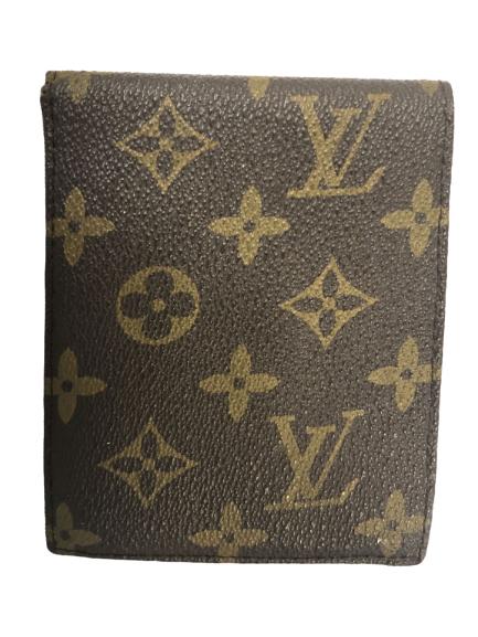 VINTAGE LOUIS VUITTON NONAGRAMED WALLET: VINTAGE LOUIS VUITTON WALLET BILLFOLD 9" X 8.5" -GOOD CONDITION