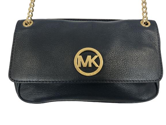 michael kors purse with gold chain handle