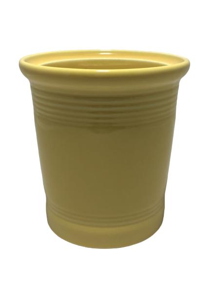 VINTAGE FIESTAWARE WINE BOTTLE CHILLER YELLOW: VINTAGE FIESTAWARE WINE BOTTLE CHILLER -YELLOW5.5" HGOOD VINTAGE CONDITION, NO CHIPS OR CRACKS