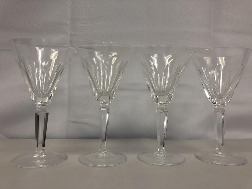 (4) WATERFORD CRYSTAL MARTINI GLASSES 6. OZ (1 of 2)