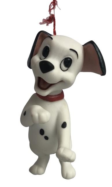 PORCELAIN DISNEY 101 DALMATIONS "LUCKY" ORNAMENT (1 of 8)