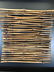SET OF 2 FRAMED BAMBOO RODS ART BLACK SQUARE FRAME - 7