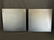SET OF 2 FRAMED BAMBOO RODS ART BLACK SQUARE FRAME - 9