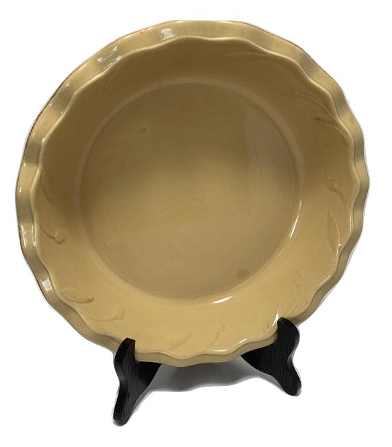 DEBBIE SEGURA DESIGNS STONEWARE PIE PLATE (1 of 3)