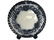 VINTAGE FLOW BLUE FLORAL PLATE 9.10"