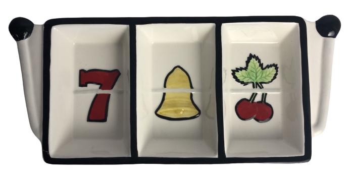 FITZ & FLOYD "GAME NIGHT" APPETIZER SERVING TRAY (1 of 6)