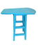 COMPOSITE BLUE BARSTOOL