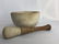 VINTAGE CERAMIC & WOOD MORTAR & PESTLE - 2