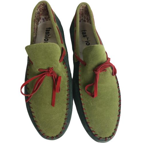 MEN'S GREEN DRIVING LOAFERS SZ 10: MEN'S GREEN DRIVING LOAFERS SZ 10