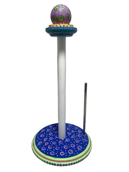 MCKENZIE CHILDS INSPIRED PAPER TOWEL HOLDER (1 of 4)