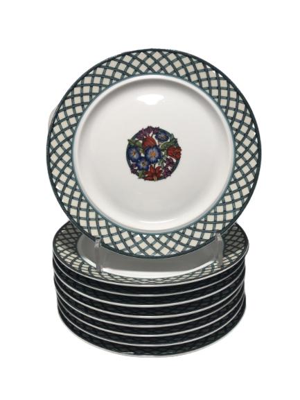 SET OF 9 DANSK DINNERWARE 9" PLATES (1 of 4)