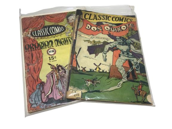 VINTAGE LOT OF 2 CLASSIC COMIC BOOKS (1 of 3)