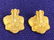 VINTAGE JJ FLORAL GOLD AND PEARL CLIP EARRINGS - 3