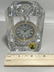 VINTAGE WATERFORD CRYSTAL COLONNADE CLOCK 4" X 3" - 4