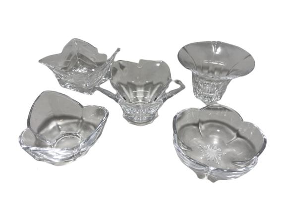 VINTAGE ST/5  HOYA CRYSTAL SMALL BOWL 2" X 2.5" (1 of 4)