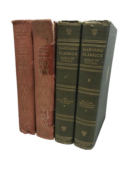 VINTAGE LOT OF 4 MISC. BOOKS 8" X 1.5" (1 of 3)