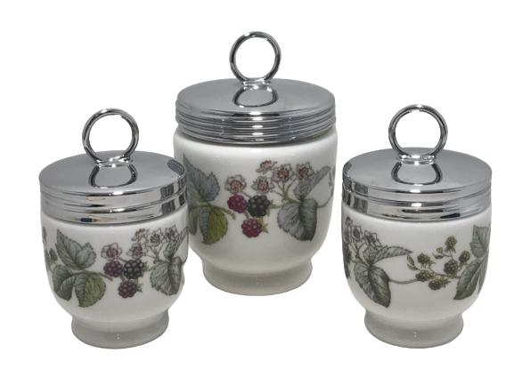 VTG ROYAL WORCESTER LOT OF 3 EGG CODDLERS (1 of 5)
