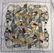 CARTIER RED, WHITE & YELLOW SILK SCARF
