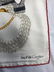 CARTIER RED, WHITE & YELLOW SILK SCARF - 3