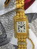 CARTIER RED, WHITE & YELLOW SILK SCARF - 5