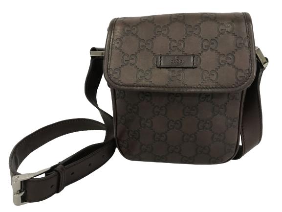 GUCCI LEATHER MINI FLAP CROSS BODY SHOULDERBAG (1 of 7)