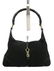 GUCCI JACKIE BAMBOO BLACK SUEDE LEATHER HANDBAG