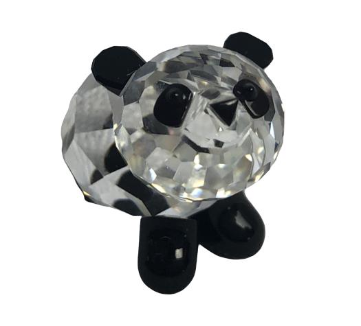 SWAROVSKI SILVER CRYSTAL MINI PANDA .6" TALL (1 of 8)